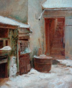 De veranda door Pierre Edouard Frere